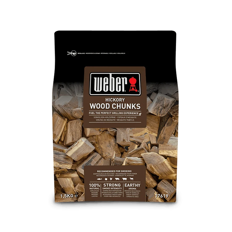Weber Wood Chunks Hickory 1 Weber Wood Chunks Hickory