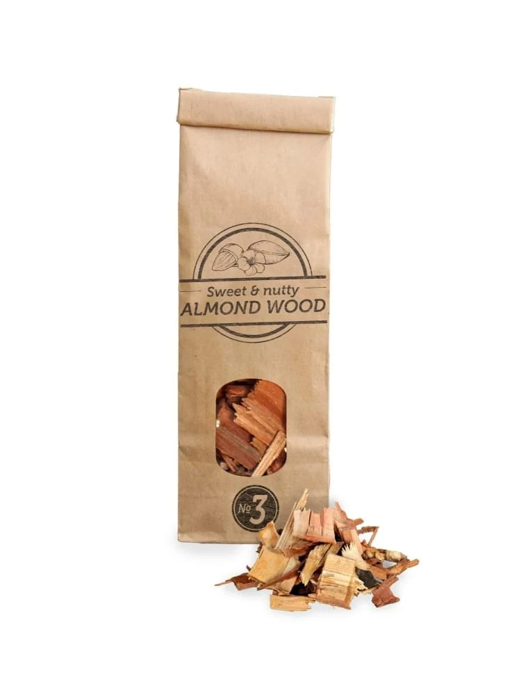Smokey Olive Wood Rookchips No.3 Amandelhout 1 Smokey Olive Wood Rookchips No.3 Amandelhout