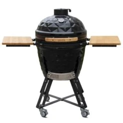 Outr Large Diamond 56 Kamado Barbecue Met Onderstel En Side Tables Donkergrijs