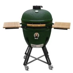 Outr Extra Large Kamado Barbecue Met Onderstel En Side Tables Groen