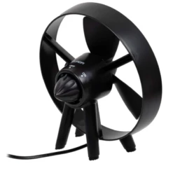 Eurom Safe-Blade Fan Black Ventilator -Buiten Kamperen 79294 eurom safe blade fan black