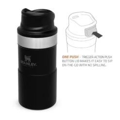 Stanley The Trigger-Action Travel Mug 0,25L Zwart 7 Stanley The Trigger-Action Travel Mug 0,25L Zwart -Buiten Kamperen 82040 stanley the trigger action travel mug 025l