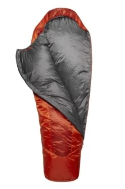 RAB Solar Eco 1 Long Mummy Slaapzak Synthetisch Rood -Buiten Kamperen 83959 rab solar eco 1 long mummy slaapzak synthetisch