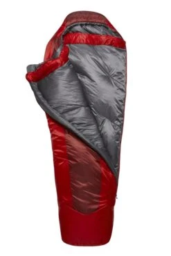 RAB Solar Eco 3 Long Mummy Slaapzak Synthetisch Rood -Buiten Kamperen 83967 rab solar eco 3 long mummy slaapzak synthetisch