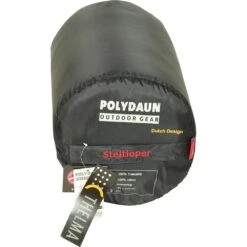 Polydaun Steltloper Reversibel Deken Slaapzak Synthetisch Donkergrijs -Buiten Kamperen 84937 polydaun steltloper deken slaapzak synthetisch
