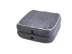 Human Comfort Pouffe Davron XL Opblaasbaar Grijs -Buiten Kamperen 89534 human comfort pouffe davron xl grey opblaasbaar
