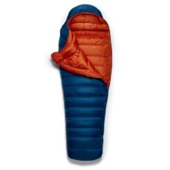 RAB Ascent 700 Long Mummy Slaapzak Dons Donkerblauw -Buiten Kamperen 91378 rab ascent 700 long mummy slaapzak dons