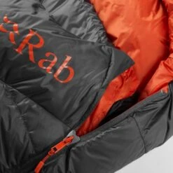 RAB Ascent 500 Long Mummy Slaapzak Dons Donkergrijs -Buiten Kamperen 91388 rab ascent 500 long mummy slaapzak dons