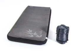 Human Comfort Ablis Thermo Single Luchtbed Hoes - Grijs/Zwart -Buiten Kamperen 91612 human comfort ablis thermo single luchtbed hoes grijszwart