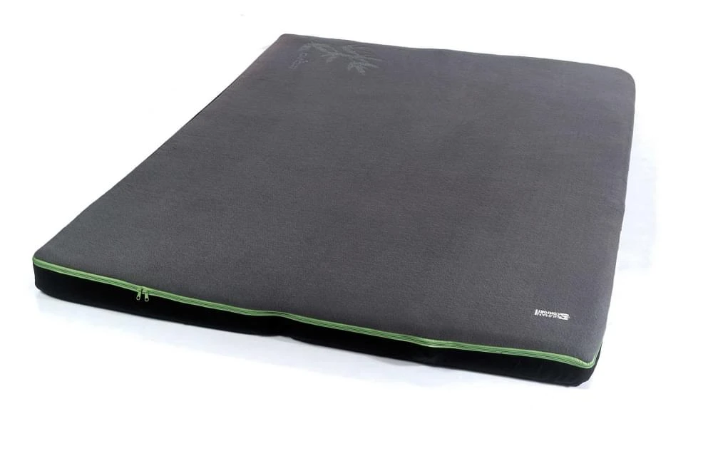 Human Comfort Ablis Double EW Thermo Luchtbed Hoes - Grijs/Zwart 1 Human Comfort Ablis Double EW Thermo Luchtbed Hoes - Grijs/Zwart