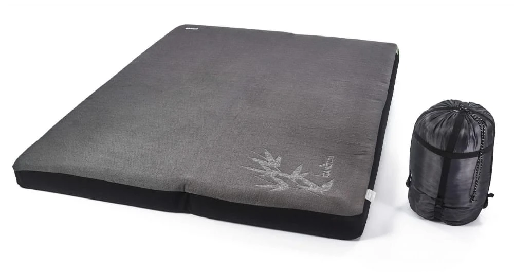 Human Comfort Ablis Double EW Thermo Luchtbed Hoes - Grijs/Zwart 3 Human Comfort Ablis Double EW Thermo Luchtbed Hoes - Grijs/Zwart - Afbeelding 3