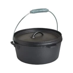 ML Pan Met Deksel Gietijzer 8L