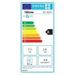 Tristar Mobiele Airco 7000 BTU Met Wifi -Buiten Kamperen 94044 tristar mobiele airco 7000 btu met wifi