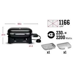 Weber Lumin Compact Elektrische Barbecue -Buiten Kamperen 95911 weber lumin compact elektrische barbecue